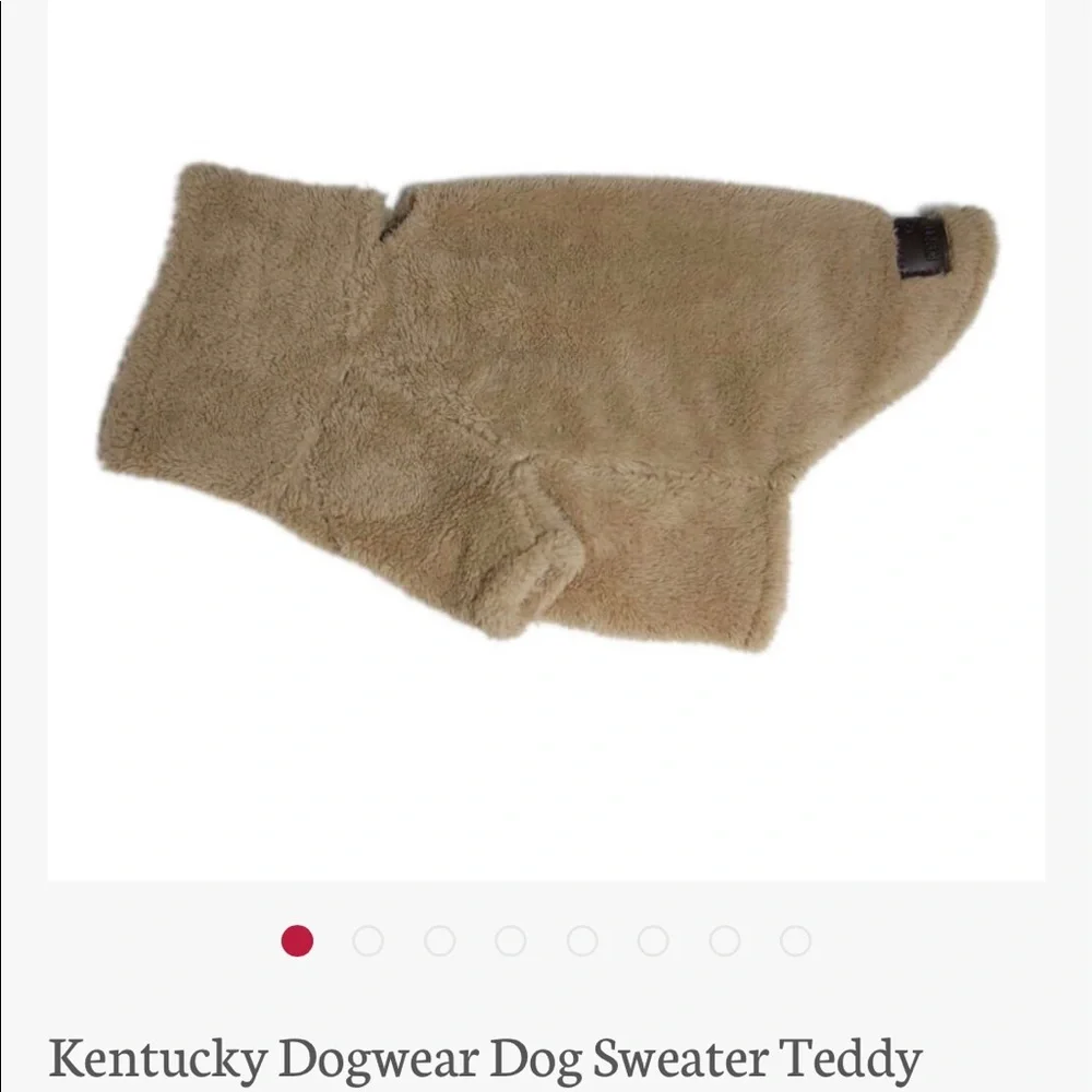 Dog coat by Kentucky horsewear Sz M new packaged fleece coat - Picture 3 of 5